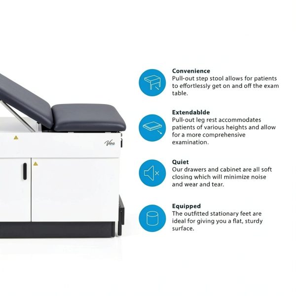 Viva Comfort Medical Exam Table Compact Design Built In-1