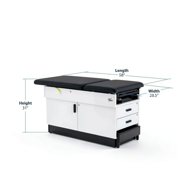 Viva Comfort Medical Exam Table Compact Design Built In-2