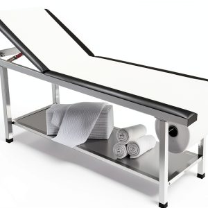 GUAICHENG Medical Exam Table Adjustable Steel Frame Leather-0