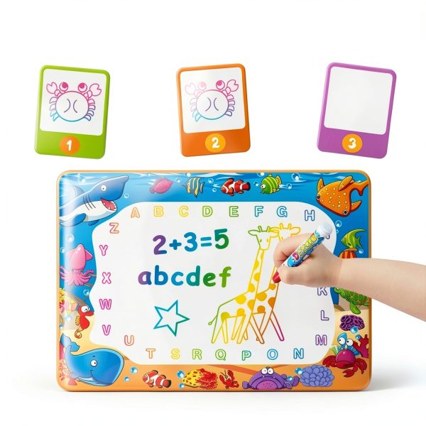 Toyk Water Doodle Mat Ocean Extra Large Kids Drawing Toy-4