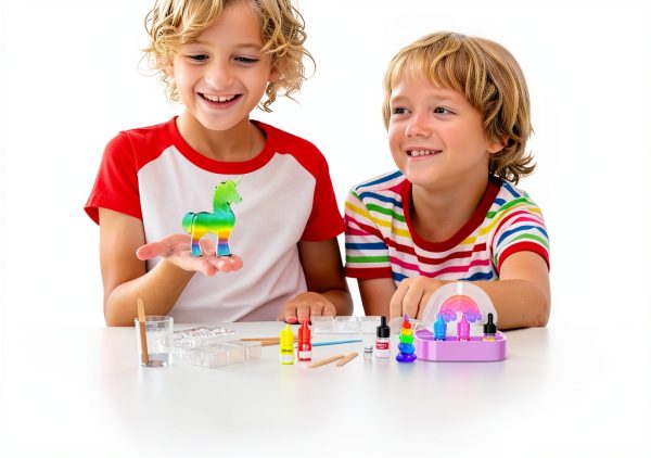 Unicorn Soap Making Kit Dan&Darci Kids Craft Safe Fun-4