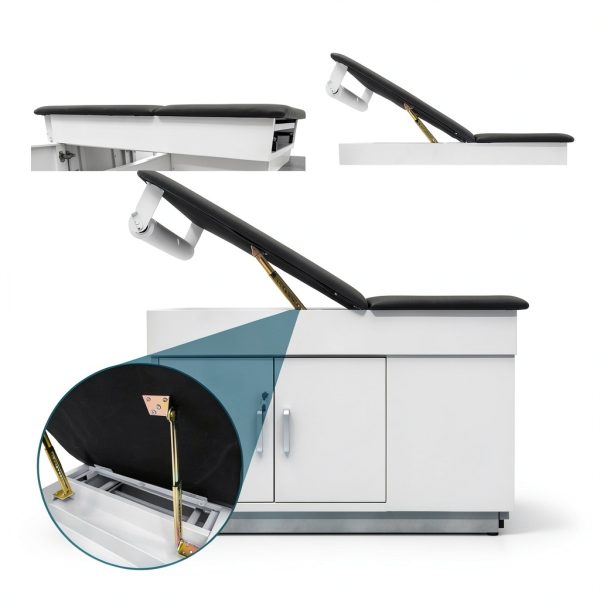 GOTBRAN Medical Exam Table Adjustable Stainless Steel-3