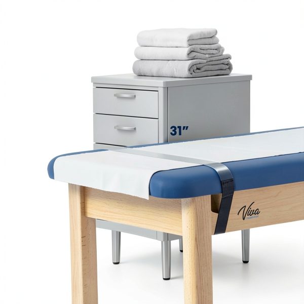 VivaComfort Exam Paper Dispenser Cutter Set Medical Table-2