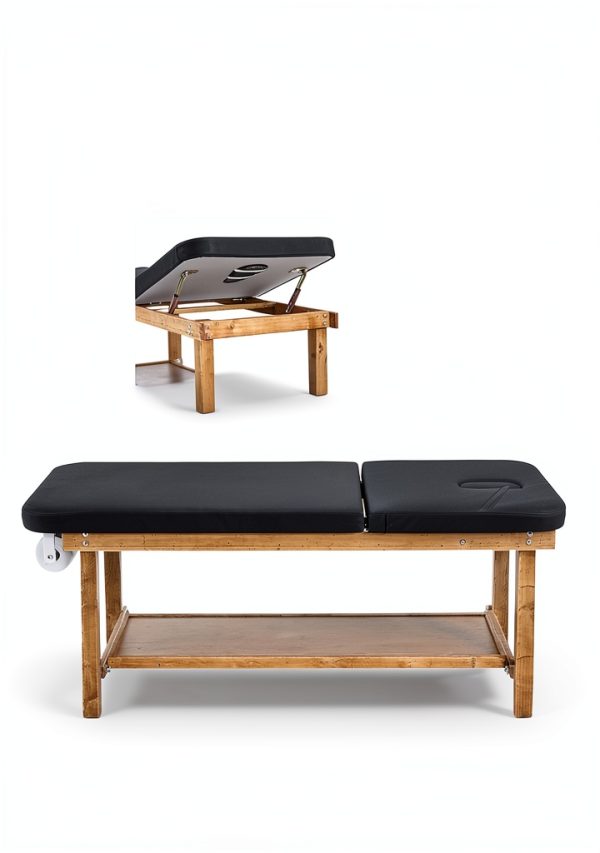 VEVOR Medical Exam Table Durable Wood Frame Adjustable-2
