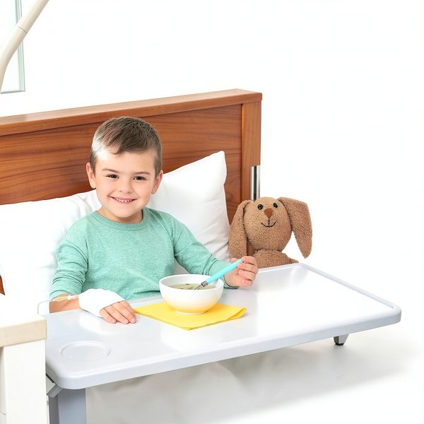 Vaunn Overbed Table Medical Adjustable Height Durable-4