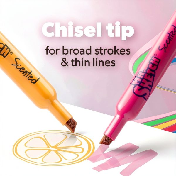 Mr Sketch Scented Markers Kids Art Set 22 Colors-4