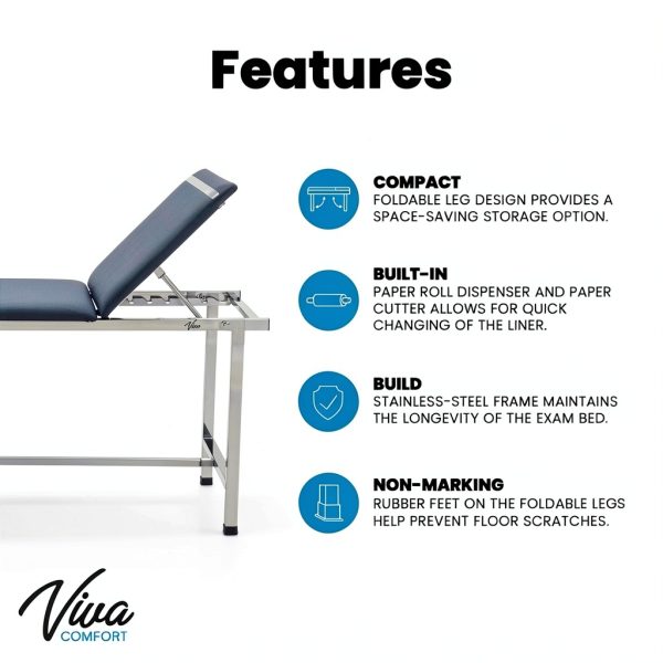 AdirMed VivaComfort Medical Exam Table Durable Adjustable-2