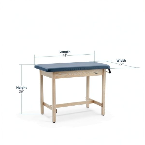 VivaComfort Medical Exam Table Durable Oak Therapy Surface-1