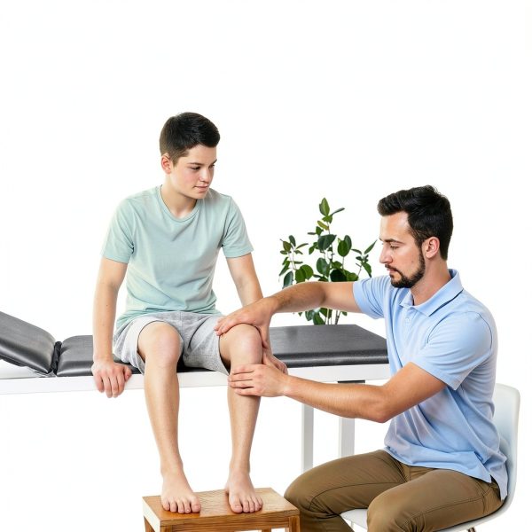 GUAICHENG Medical Exam Table Adjustable Steel Frame Leather-5