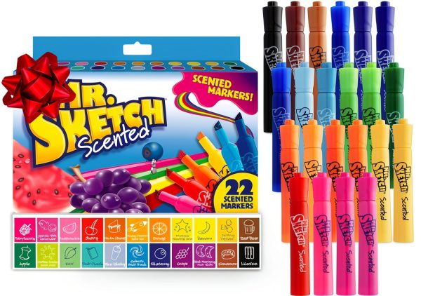 Mr Sketch Scented Markers Kids Art Set 22 Colors-0