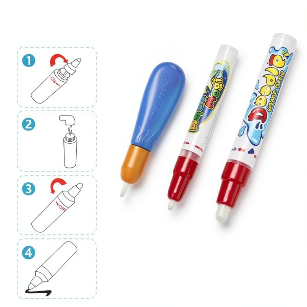Toyk Water Doodle Mat Ocean Extra Large Kids Drawing Toy-3
