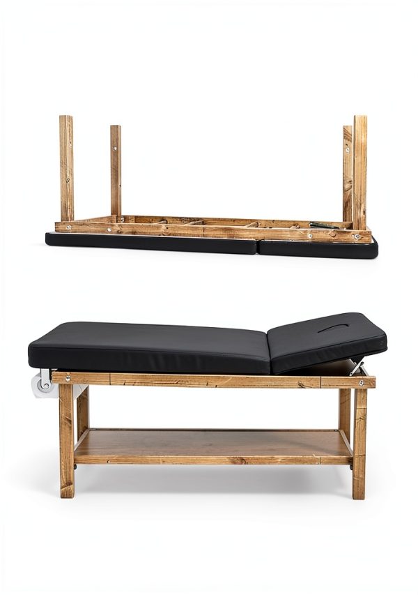 VEVOR Medical Exam Table Durable Wood Frame Adjustable-5