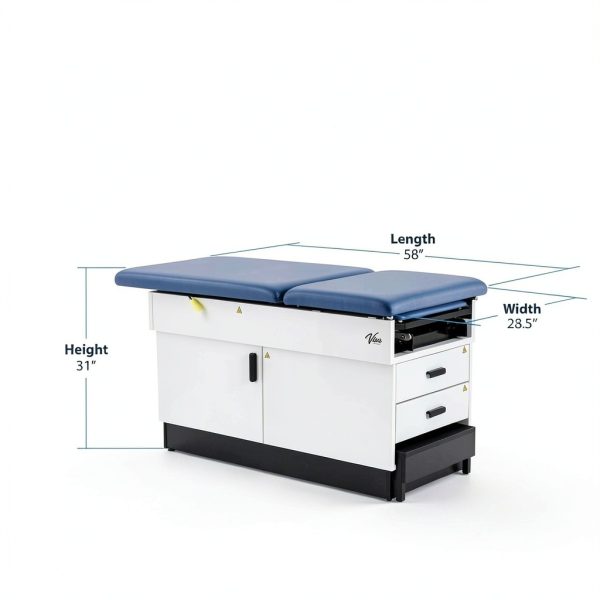 Viva Comfort Medical Exam Table Compact Storage Durable-5