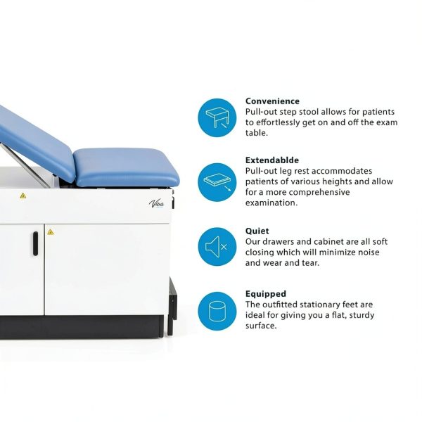 Viva Comfort Medical Exam Table Compact Storage Durable-4