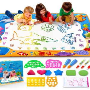 Toyk Water Doodle Mat Ocean Extra Large Kids Drawing Toy-0