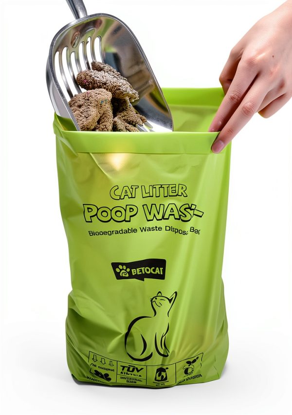 PETOCAT Compostable Cat Litter Bags Biodegradable Unscented-1