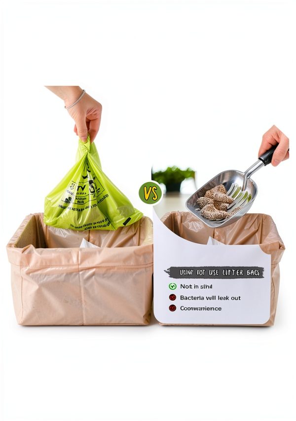 PETOCAT Compostable Cat Litter Bags Biodegradable Unscented-5