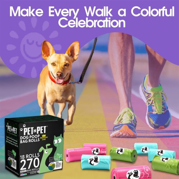 PET N PET Lavender Scented Dog Waste Bags Plant Based-3