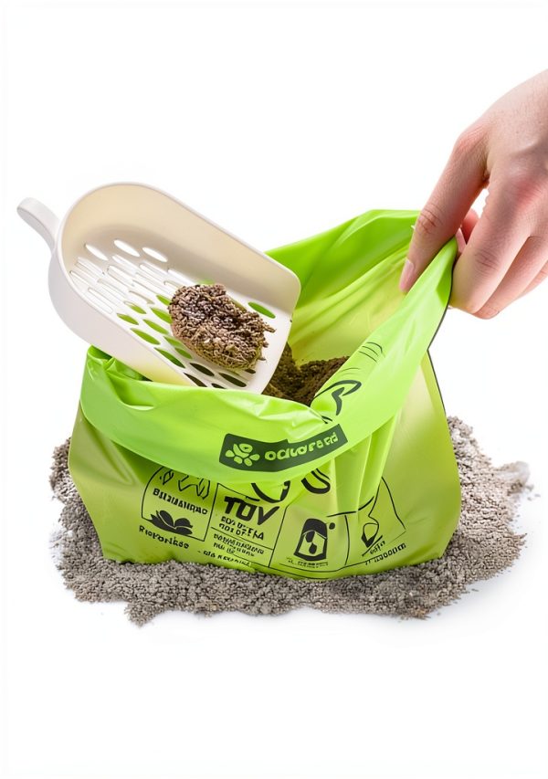 PETOCAT Compostable Cat Litter Bags Biodegradable Unscented-3