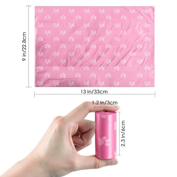 Compostable Dog Waste Bags Lavender Scent LIAYLILI-6
