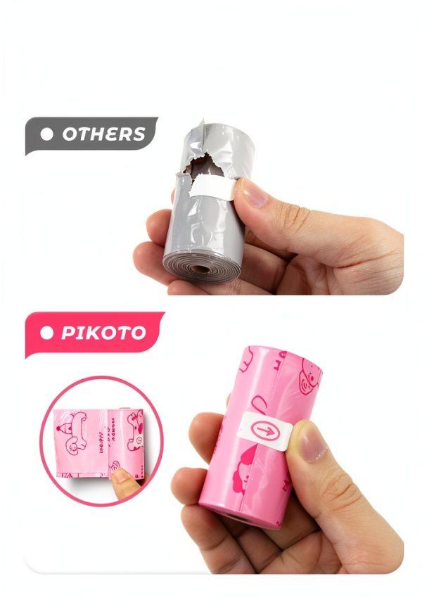 Pikoto Dog Poop Bags Leak Proof Recycled Plastic-2