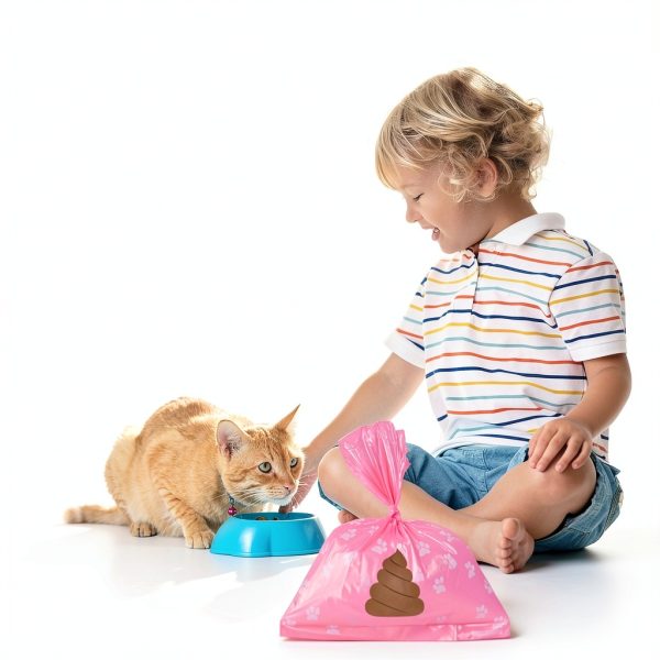 Compostable Dog Waste Bags Lavender Scent LIAYLILI-7