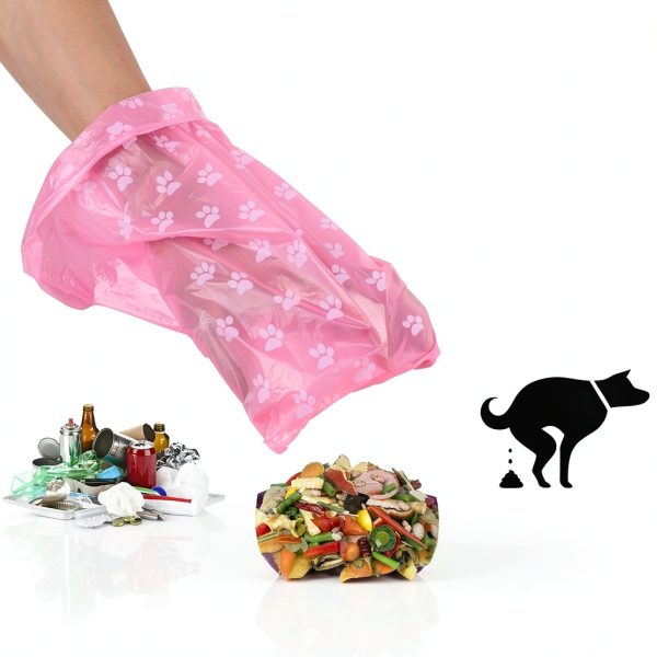 Compostable Dog Waste Bags Lavender Scent LIAYLILI-3