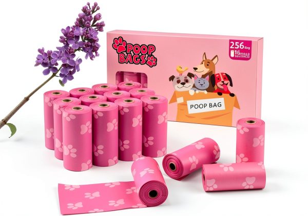 Compostable Dog Waste Bags Lavender Scent LIAYLILI-0