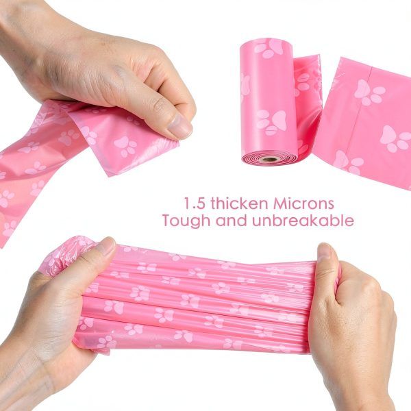 Compostable Dog Waste Bags Lavender Scent LIAYLILI-4