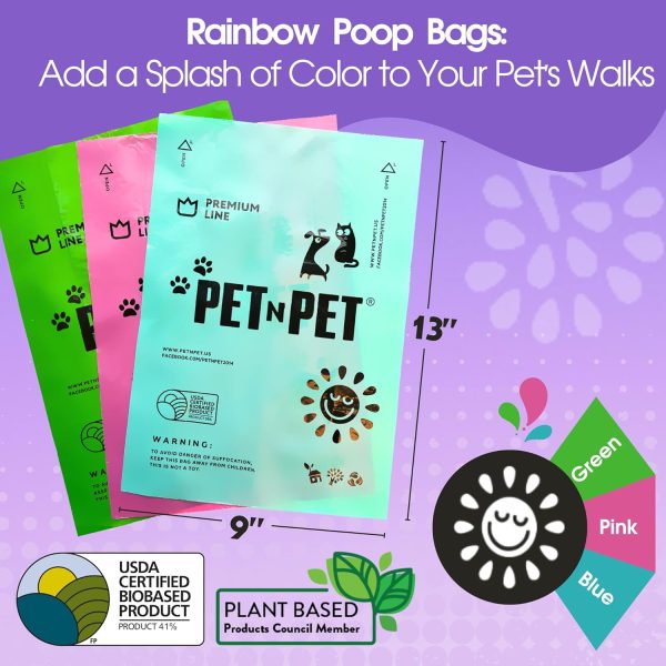 PET N PET Lavender Scented Dog Waste Bags Plant Based-1