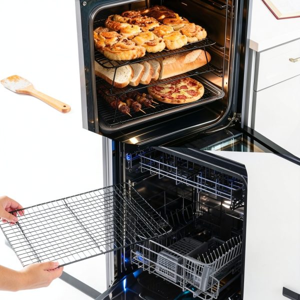 Pleafind Tall Cooling Rack 3P Stainless Steel 16x10 Inch Collapsible-5