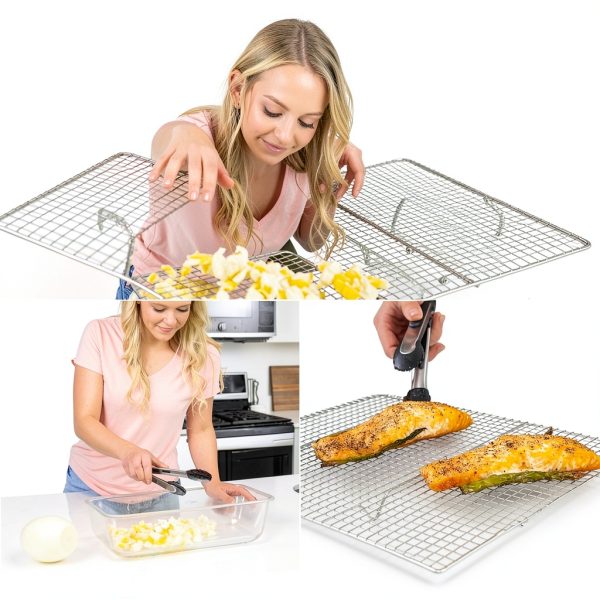 Jelly Roll Rack KITCHENATICS 2‑Piece Steel-5