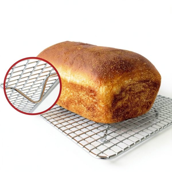 KITCHENATICS 15x10 4 Tier Stainless Cooling Rack-2