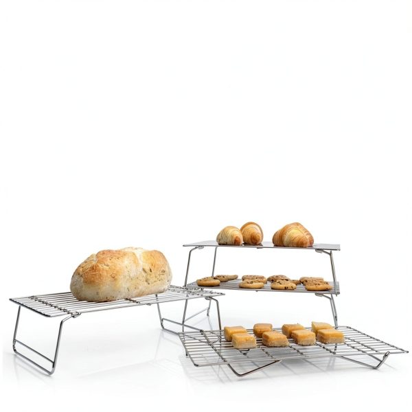 KITCHENATICS Stainless Steel 4 Tier Cooling Rack-2