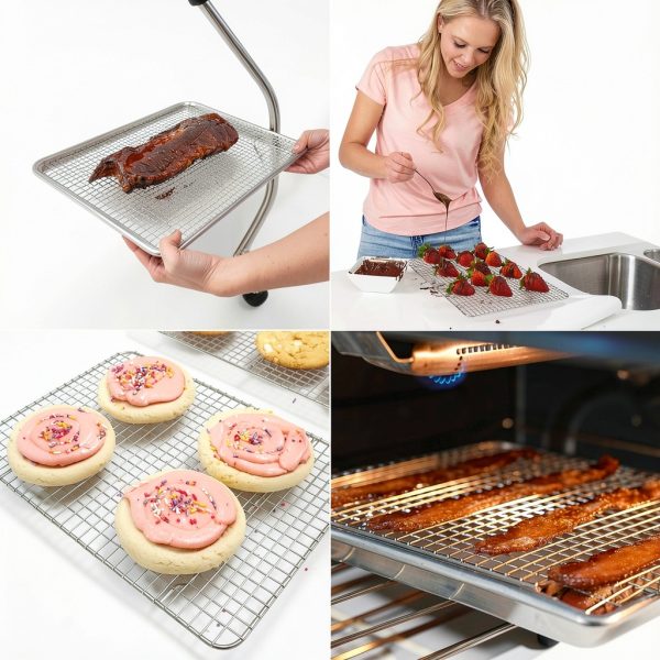 Jelly Roll Rack KITCHENATICS 2‑Piece Steel-4