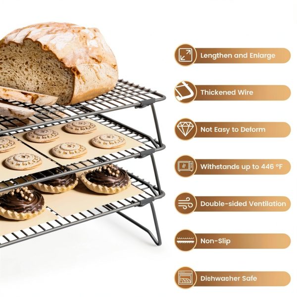 Cooling Rack ZHIWUJIA Powder Coated Alloy Steel-2