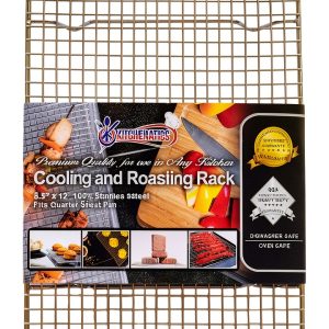 KITCHENATICS 15x10 4 Tier Stainless Cooling Rack-0