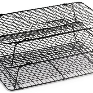 Pleafind Tall Cooling Rack 3P Stainless Steel 16x10 Inch Collapsible-0