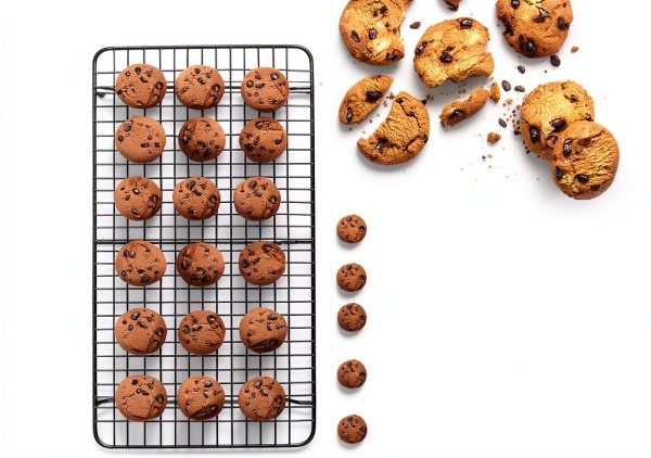 Pleafind Tall Cooling Rack 3P Stainless Steel 16x10 Inch Collapsible-4