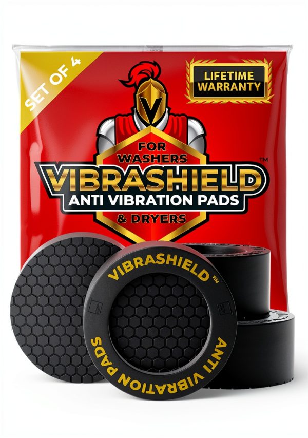 Washer Vibration Pad by Sumato Stuff Black Dual‑Grip Shock Absorber-0