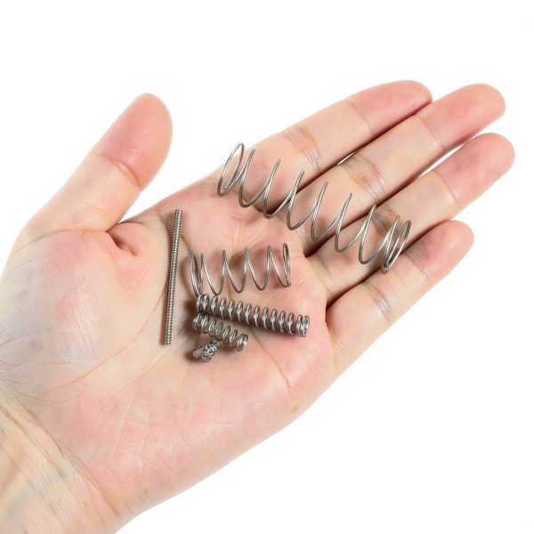 uxcell 13mm OD Compression Spring 1.2mm Wire 15mm Height Steel-3