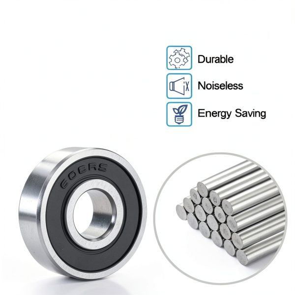 YAMASO 608 2RS Ball Bearings 20pcs Steel Deep Groove 8x22x7mm-1