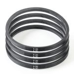 uxcell 4pcs A20/4L220 Classic Wrapped Rubber V-Belt 20" (508mm)-0