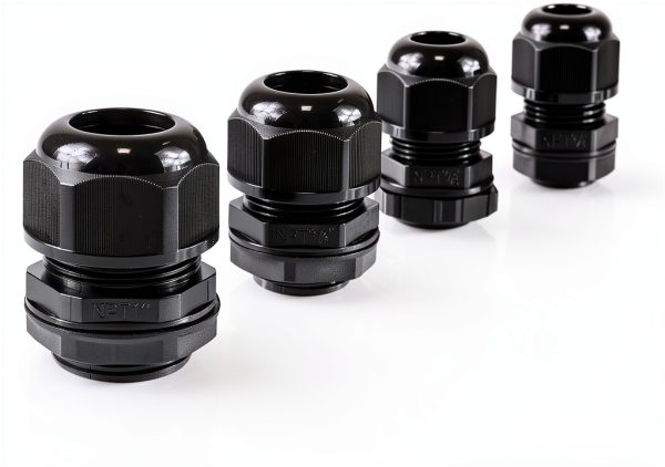 IP68 Nylon Waterproof NPT Cable Glands Kit 48pcs by XHF Black-1